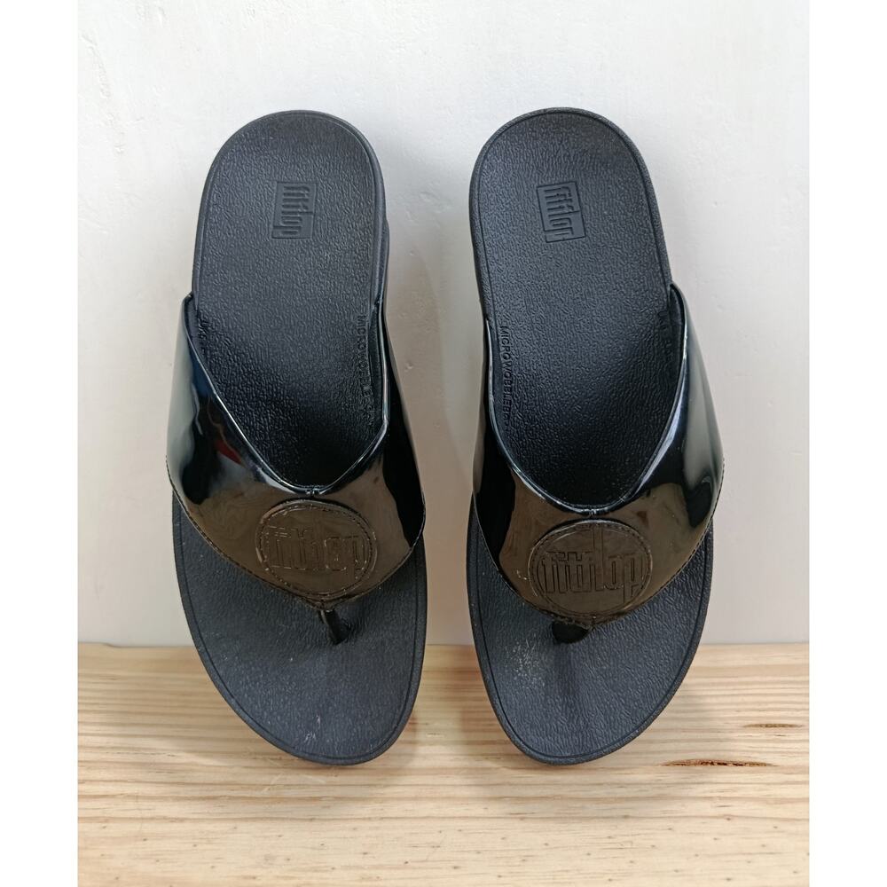 Women’s FitFlop Black Thong Sandals. Size 7 US Women - Picture 9 of 9